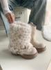 Thick-soled fluffy snow boots women's winter 2026 new piled thickened non-slip short boots thermal cotton shoes