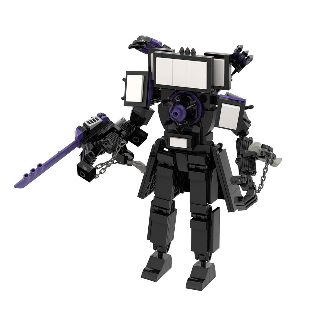 2024 Edition Skibidi Toilet Building TV Skibidi Toilet Skibidi Toilet Internet Anime Collectible Anime Building Great Gift for Halloween Game Fans TV