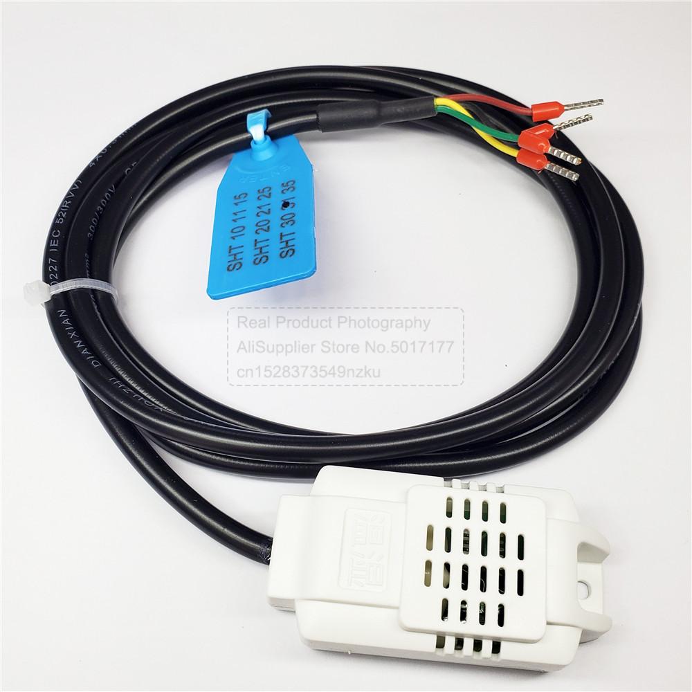 SHT31 Temperature Humidity Sensor Probe Cable Wire Self-Calibration 14 Bits Digital Capacitance Sensors OEM Length I2C Output 9MReplacement Sensors2