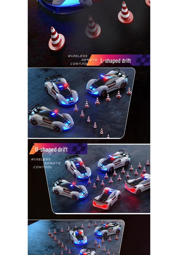 Cross-Border RC Drift Car: Four-Wheel Drive, Variable Speed Toy Model - Perfect Gift for Boys.