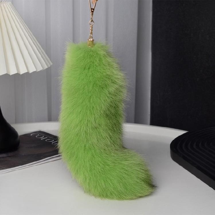 Cosplay Coda di Volpe in Capelli Sintetici Portachiavi alla Moda con Ciondolo a Coda di Volpe Portachiavi Accessorio per Auto e Borsa