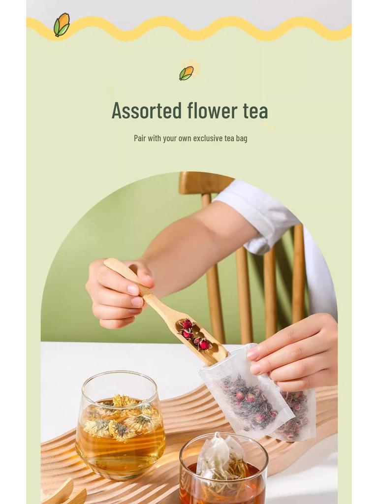 Ponyi Corn Fiber Disposable Tea and Seasoning Bags for Infusing