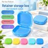 Portable Transparent Orthodontic Retainer Storage Box
