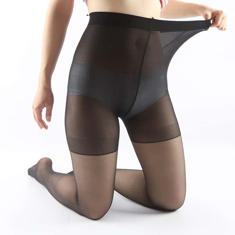 Oversize Women High Waist Pantyhose Plus Size Stockings With Garter Belt Stretchy Sexy Summer Tights 3Xxxl
