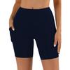Damen Po-Lifting Elastische Enge Yoga-Shorts Mit Taschen Für Fitness-Training Im Fitnessstudio
