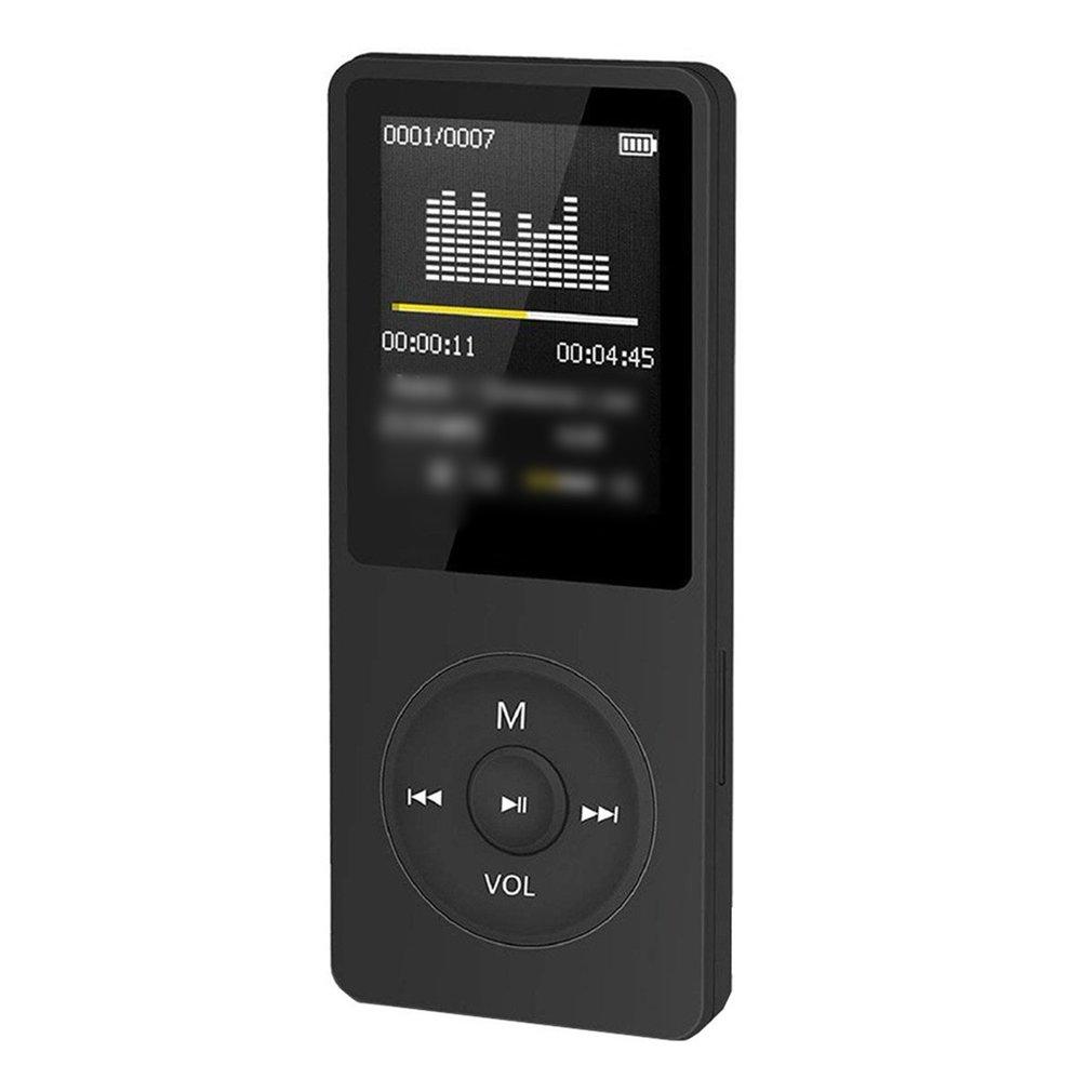 Portable MP3 Player With LCD Screen Built-in Microphone FM Radio Video Hifi MP4 Player Movies E-books Music Players Dropshipping