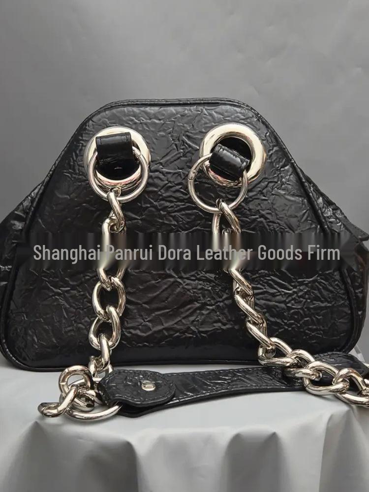 Nische 2025 Sphärisches Logo Bowlingtasche: Punk Spicy Girl Einzel-Schulter- & Umhängetasche