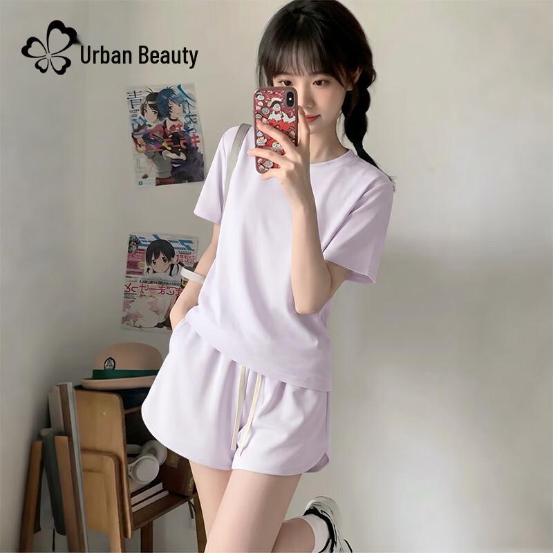 Women s Ice Silk Quick-Dry High-Waist Sportswear Set M