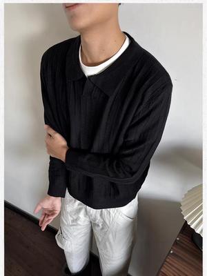 Retro V-neck Unisex Knit Sweater - Autumn/Winter Collection