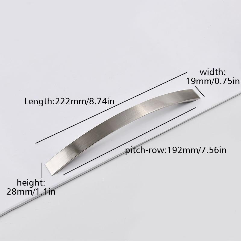 1PC Wire Drawing Process Wardrobe Handles Multi-functional Solid Color DIY Multiple Styles Cupboard Furniture Hardware