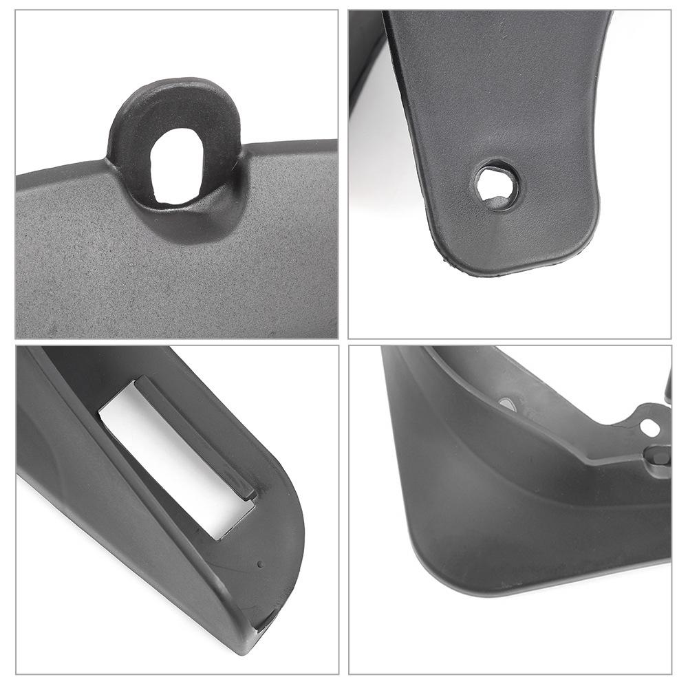 Tesla Model Y No-Punch Front & Rear Mudguards
