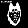 BLKUOPAR Husky Dog Head Car Stickers Personality Decal Sunscreen Die Cut Refrigerator Motorcycle Car Accessories