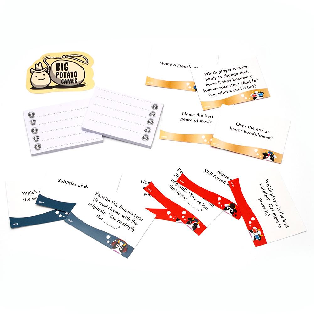 Herdenmentalität Karten Lustiges Familienbrettspiel Gruppen 4-20 Spieler Deckkarte