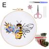 New Best Selling Embroidery Honeybee Diy Material Kit Printed Sewing Patterns Crafting Handmade Supplies Package 3d L6b3