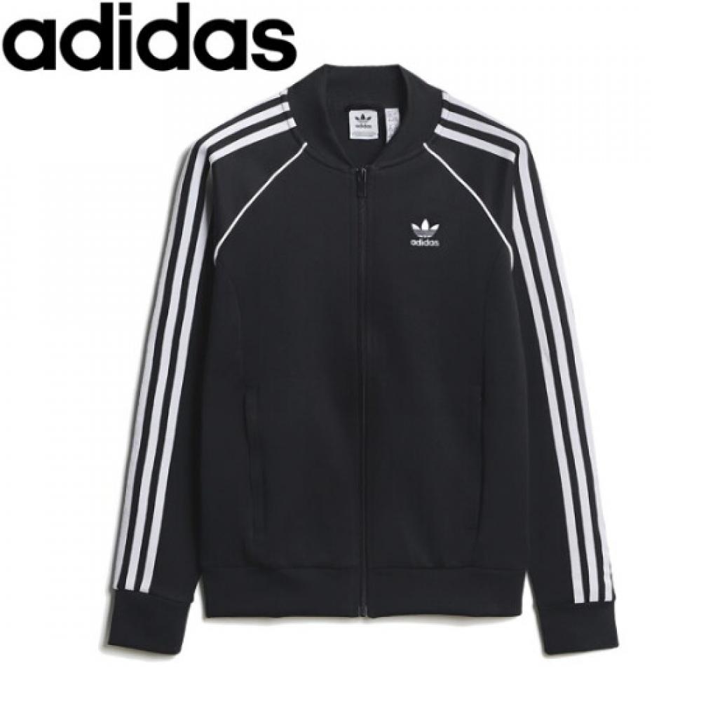 AdidaS Women S tranSitional Jacket claSSic SSt Track Top Black Ik4034