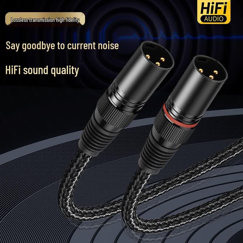 YYTCG Hi-Fi 3.5mm To Dual XLR Male Audio Cable