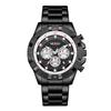 AOCASDIY Brand Fashion Business Multi-Functional Timing Luxury Dial Stainless Steel With Men's WaterProof Quartz Bowl Watch