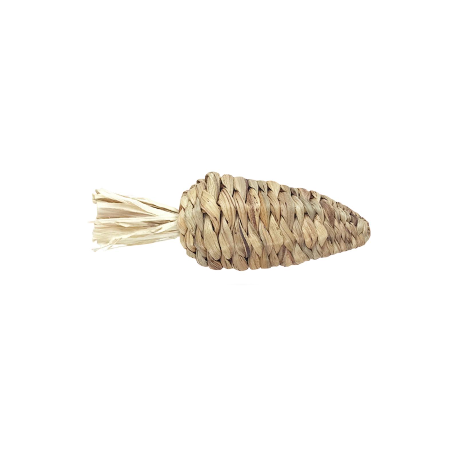 

Teething Toy Made Of Water Hyacinth And Shaped Like A Radish (hand-woven) One Size