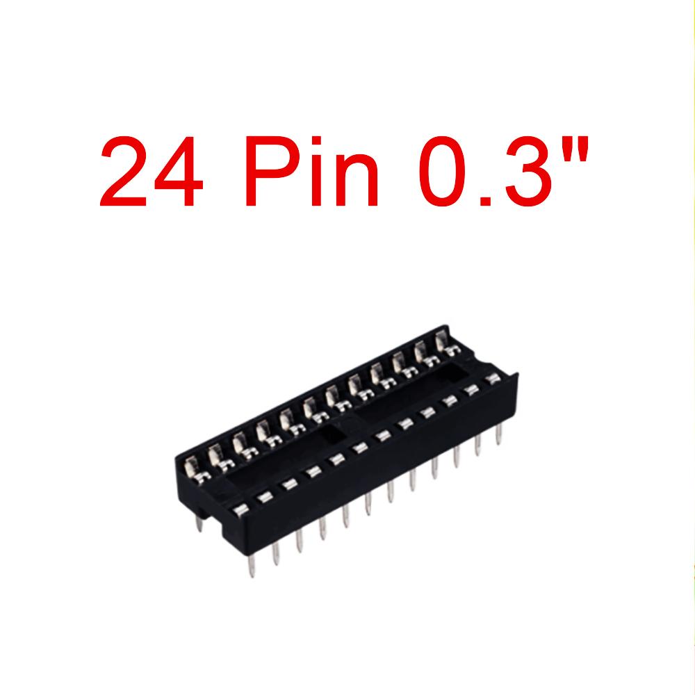 50PCS DIL / DIP SIP IC Sockets Adaptor Solder Type 6 8 14 16 18 20 24 28 32 40 Pin PCB Sockets Integrated Circuit Holder Way 0.3" 0.6" Wide
