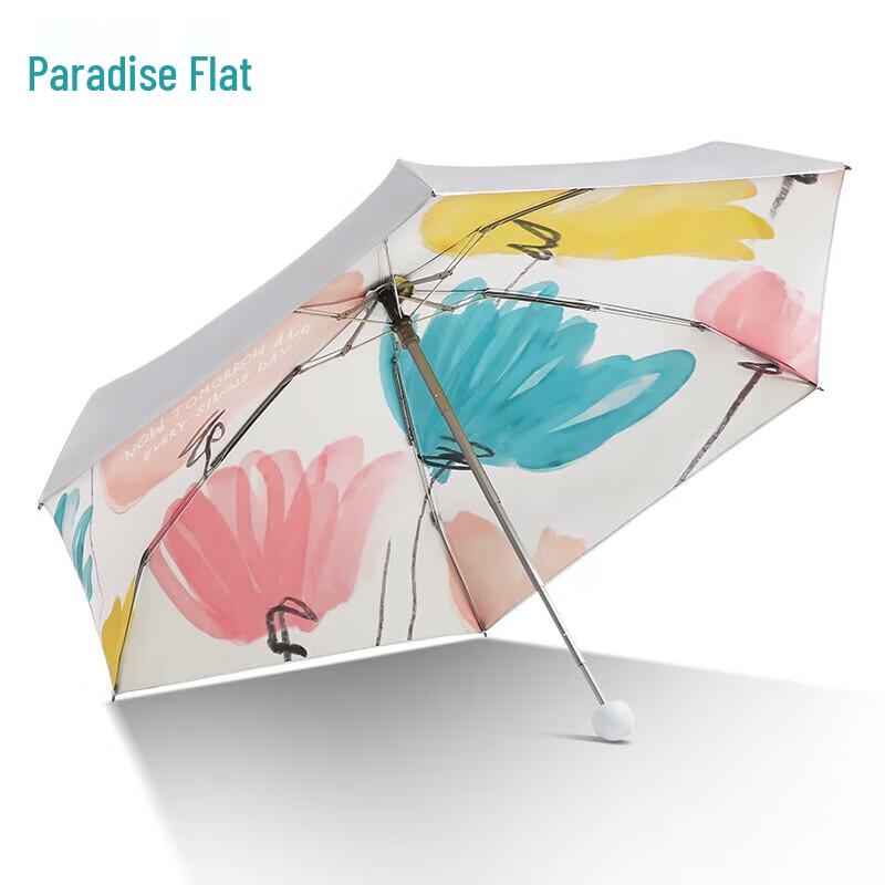 Paradise Titanium Silver Five-Fold UV Protection Umbrella