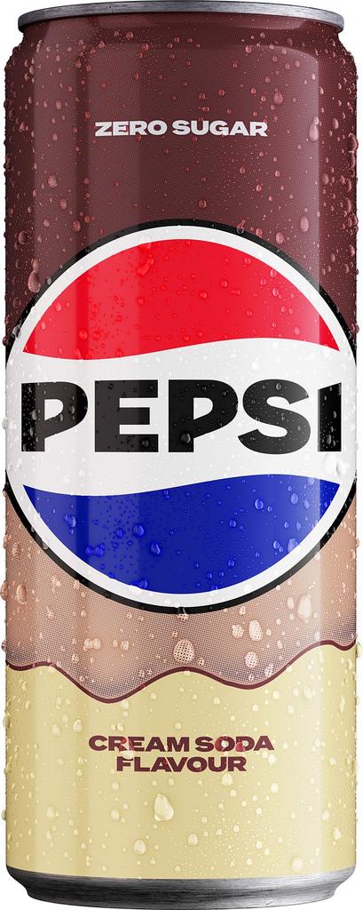 Pepsi-Cola Zero Socker Kolsyrad dryck typ cola med vaniljsmak 330 ml