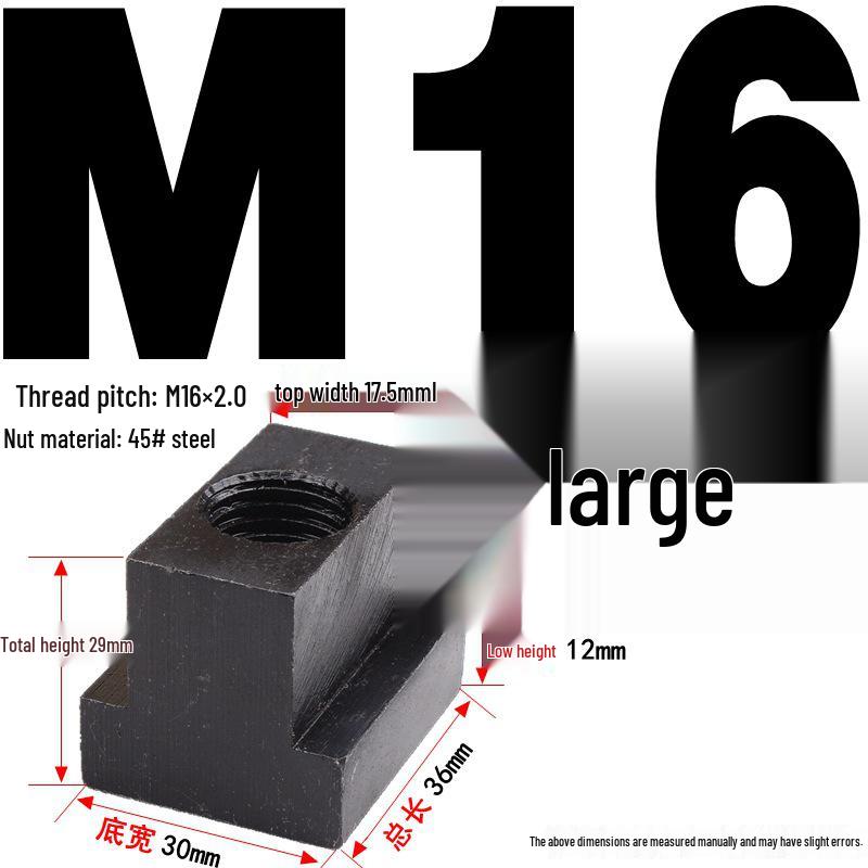 Kangfei 45# Steel T-Nut for M6-M20 Bolts