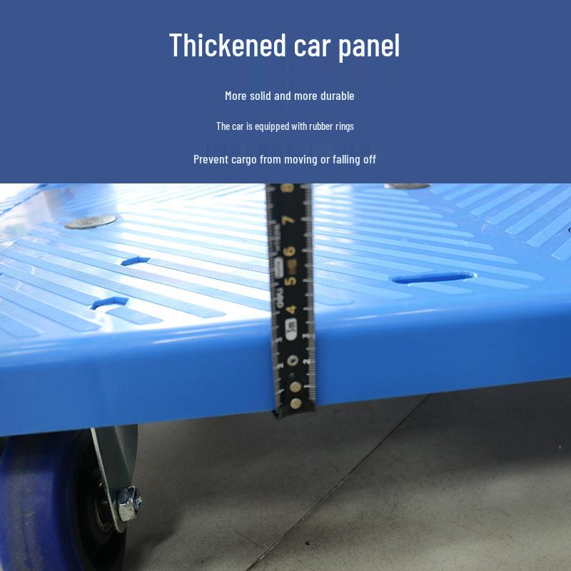 Portable Folding Flatbed Trailer for Household & Shopping Use