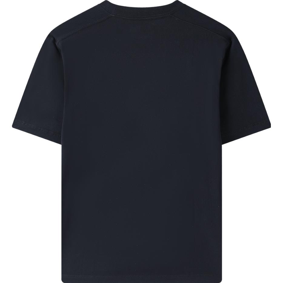 Fila X Études Logo Minimalist Fashion Sports Casual Knitted Breathable Round Neck Short Sleeve T-Shirt Men T-Shirt Legendary-Blue F11M326111F-NV