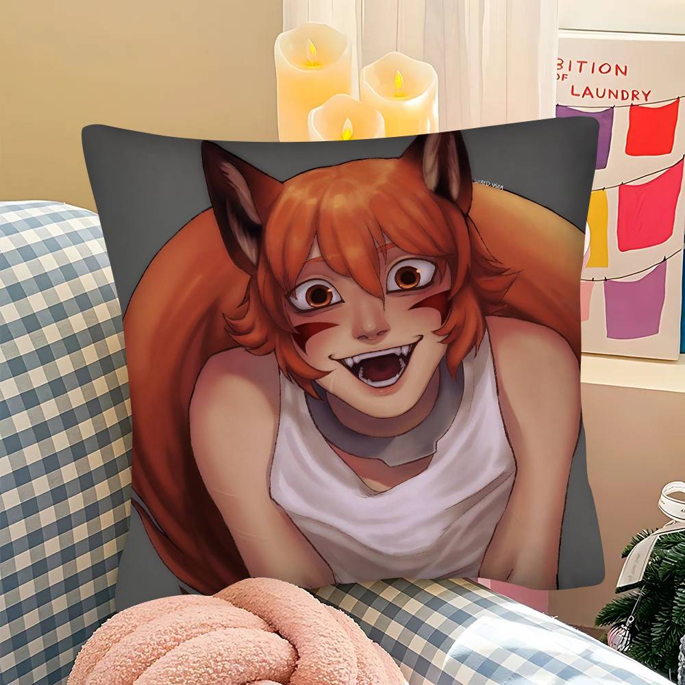 pc BBoyfriend To Death Anime Pillow Case Fashion Square Pillowcase Bedroom Sofa Room Ins Decoration Leisure