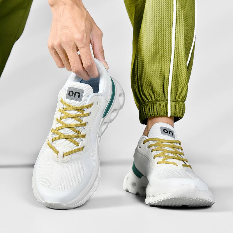 New Fashionable Men's Platform Running Shoes Breathable Mesh Fitness Sneakers Marathon Outdoor Running Men's Shoes