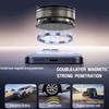 New K005 Magnetic Car Phone Mount With Foldable Ring/Vacuum Suction Base/360° Adjustable Dashboard Holder