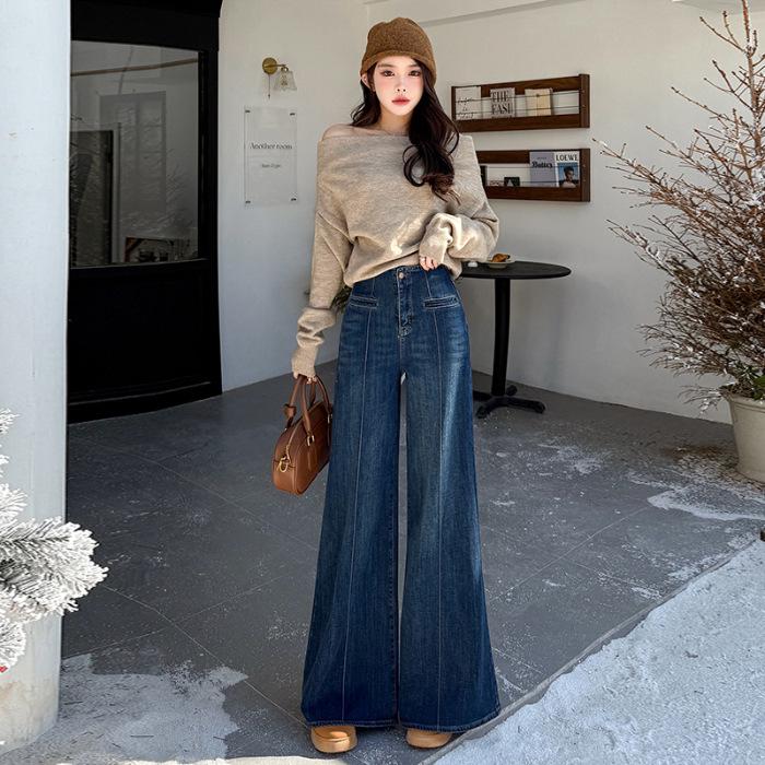 High-Waisted Micro-Flare Jeans for Women - 2026 Trendy Slimming Style, Spicy Girl Fashion, Spring/Autumn Hot Seller 2XL