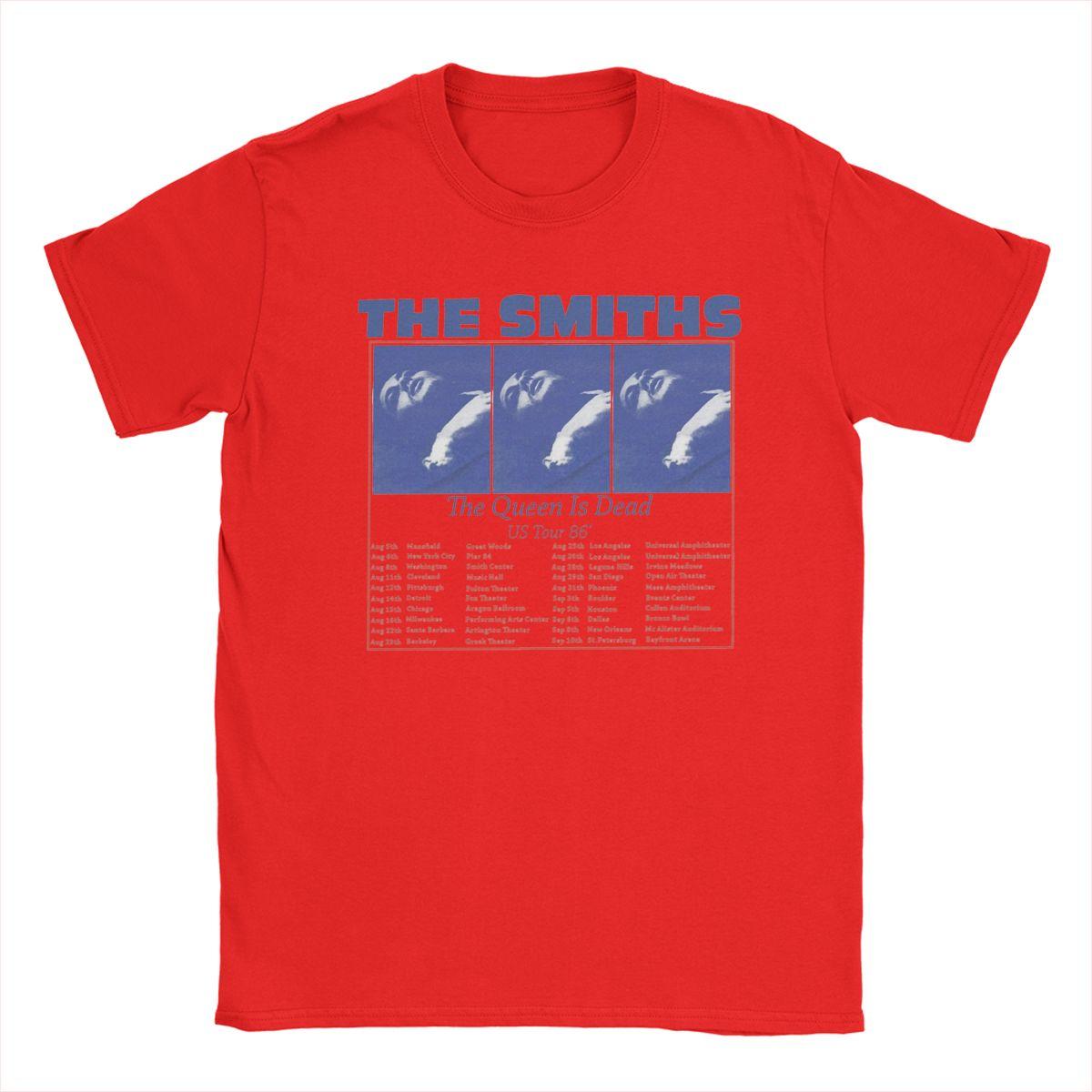 

The Smiths US Tour 86 The Queen Is Dead TShirt Unisex Funny Cotton Tee Shirt Round Neck Short Sleeve T Shirts Plus Size Clothing S