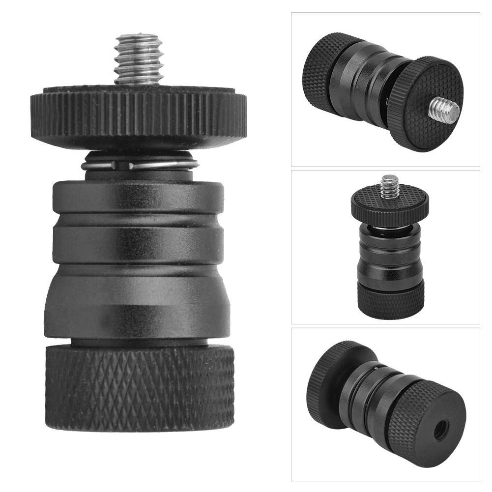 Quick Release Plate Small Ballhead Hot Shoe Mount Base for Monitor Camera Camcorder