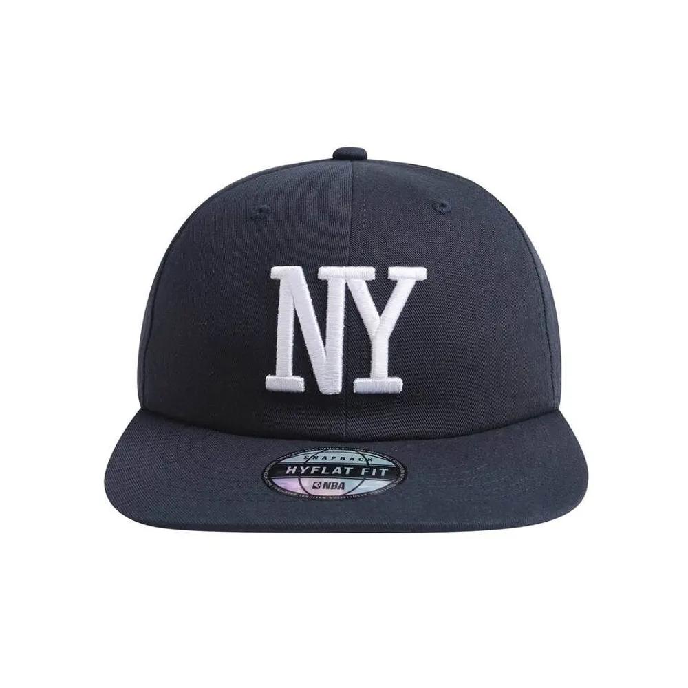 NYK City Abbreviation Half-curve Brim Snapback HYFLAT_SOFT CAP_HF173(N255AP651P) Navy (06)