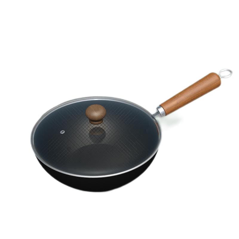 DStt Bibijiele Refined Iron Non-Rust Stir-fry Pan 28cm