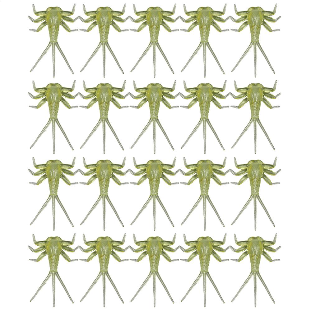 

Bass Fly Fishing Lures Fly Tying Realistic Mayfly 20x Nymph Body Components Hand Tied Fly Fishing Assortment Fishing Fly Kit жовтий