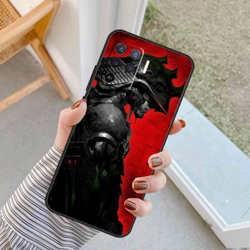 Japan Samurai Ninja Case For Oppo A5 Pro A15 A17 A57 A77 A18 A38 A58 A78 A98 A94 A74 A54 A40 A60 A80 A16 A76 A96
