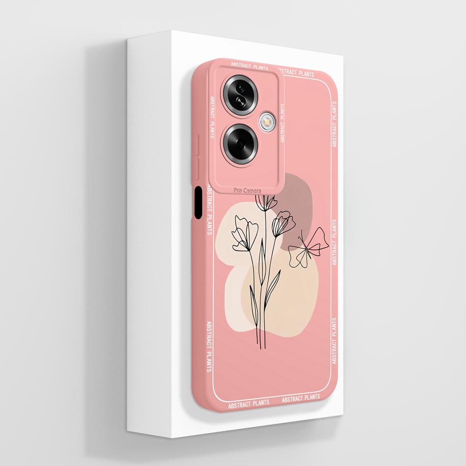 Cute Panda Covers For Oppo A79 5G Case For Oppo A2 5G Full Protection Funda For Oppo A 79 Housing Soft Liquid Silicone Back Capa
