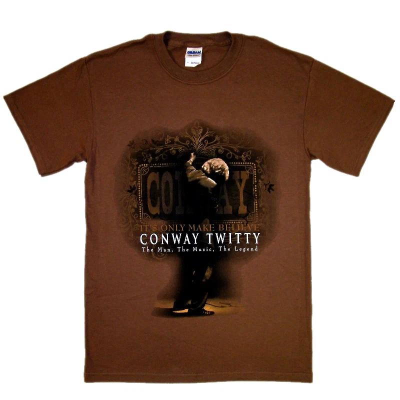 Vintage Conway Twitty Country Dark Chocolate T-shirt All SE578