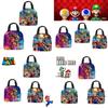 3d New Super Mario Lunch Bag For Kids, Portable And Stylish, Purple/blue/green Colors