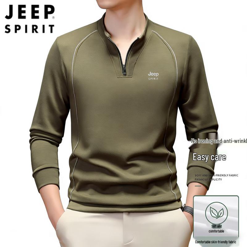 

Мужская полосатая толстовка JEEP SPIRIT с молнией на половину M