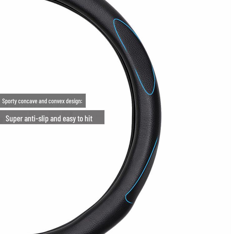 Leather Steering Wheel Cover for Buick: Compatible with Excelle, Regal, Encore, LaCrosse, Verano, GL8