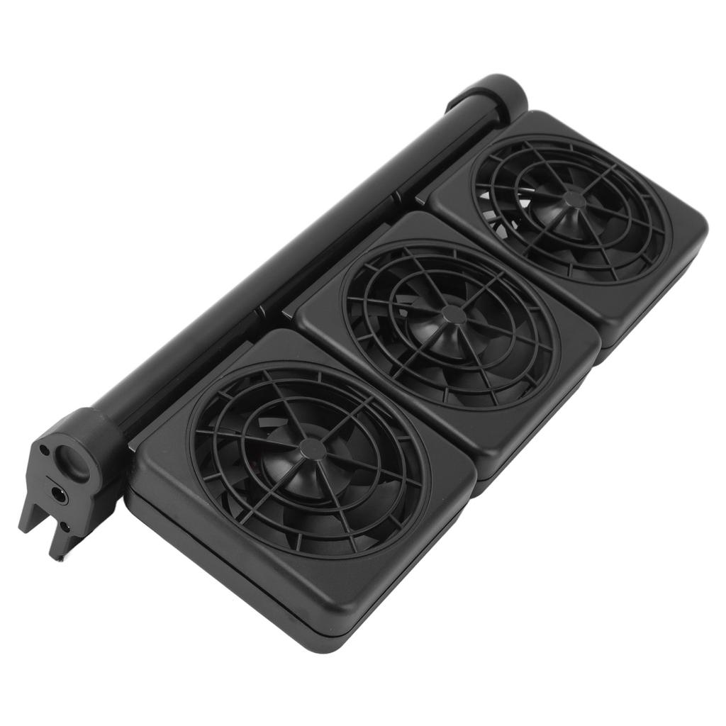 Wentylator Chłodzący Akwarium 2 Prędkości Wiatru Regulowane Cichy Oszczędzający Energię 3 Głowice Chłodziarki Akwariowe dla
