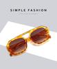5set Female Large Frame Square Sunglasses Fashion New Retro Double Bridges Sun Glasses Female Luxury Designer Lady Eyewear UV400
