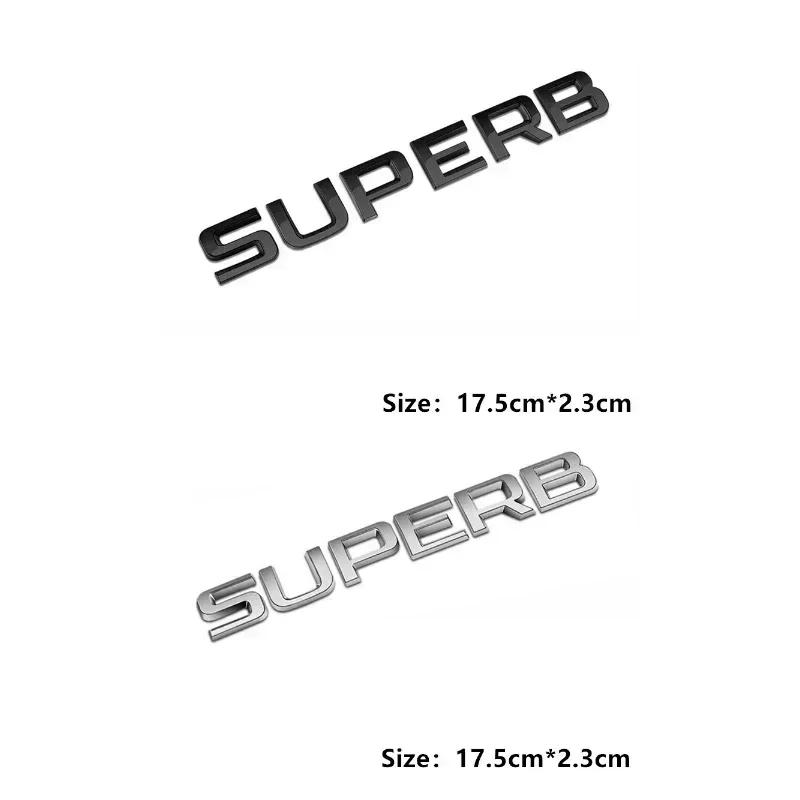 Naklejka Samochodowa 2025 Gorące Naklejki z Literami dla SKODA Logo 4x4 Karoq Kamiq Kodiaq Superb Octavia A7 Tour Rapid Yeti Emblemat Tylnej Klapy Samochodu