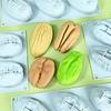 Stampo in Silicone Grande per Budino Mousse Mandorla/Pistacchio/Nocciola/Chicchi di Caffè Stampo Fai da Te per Cioccolato Gelato Strumenti per Decorare Torte