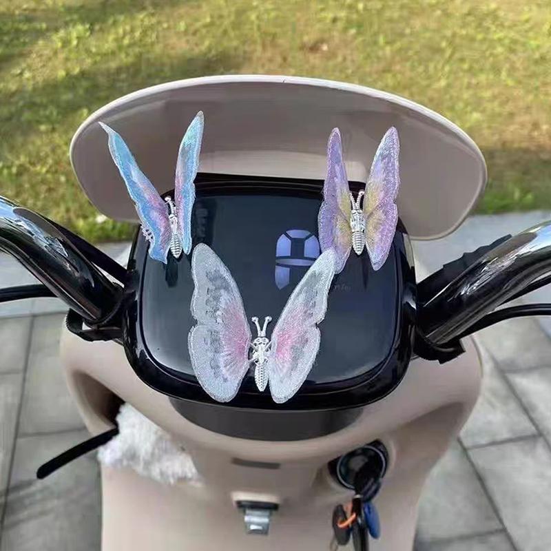 Moving Butterfly Car Dashboard Decor Auto Center Console Air Vent Decorative Ornament Car Interior Car Accessories