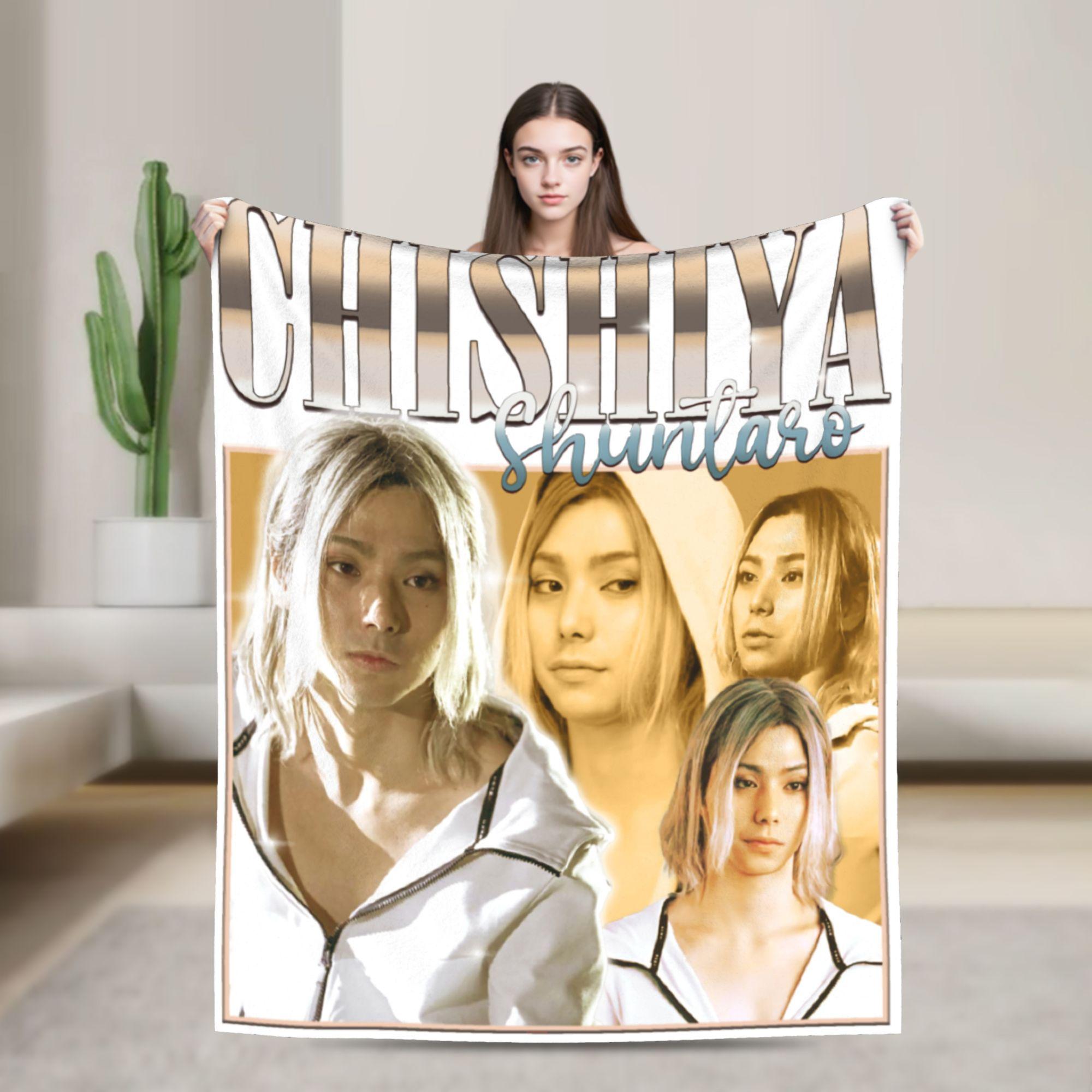 

TV Alice In Borderlande Chishiya Blanket Cover Flannel Throw Blanket Summer Air Conditioning Personalised Soft Warm Bedspreads 30x40in