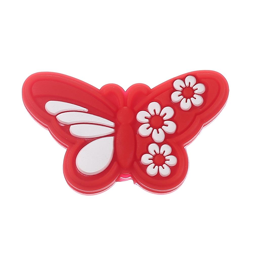 10Pcs 19x32mm Cartoon Butterfly Silicone Beads Food Grade Teether Bead For Jewelry Making DIY Pacifier Chain Necklace Bracelet